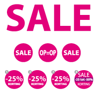 Paneel pakket roze sale PA-03