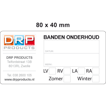 autostickers banden onderhoud ETI-021