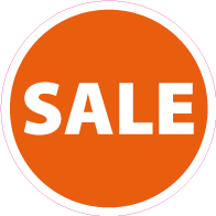 Raamsticker korting rond CI-0013