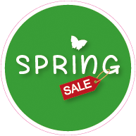 Raamsticker lente sale rond CI-0085