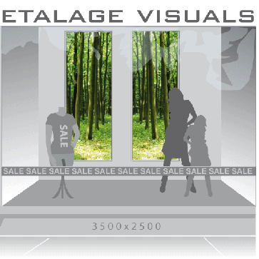 etalage visual bomen VIS-005