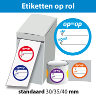 Etiketten op rol SR-008