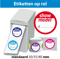 Etiketten op rol SR-009