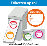 Etiketten op rol SR-010