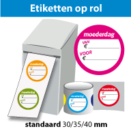 Etiketten op rol SR-011
