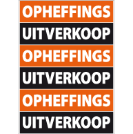 Poster opheffings-uitverkoop PO-024