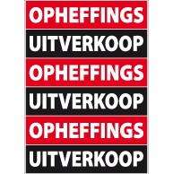 Poster opheffings-uitverkoop PO-024