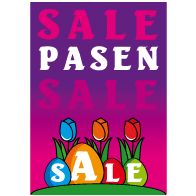 Poster sale pasen tulp PO-010