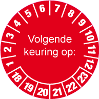 Keuringssticker KS-002