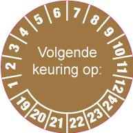 Keuringssticker KS-001
