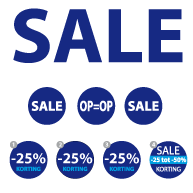 Paneel pakket blauw sale PA-06