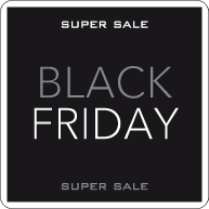 Black Friday Super Sale Raamsticker BF-008