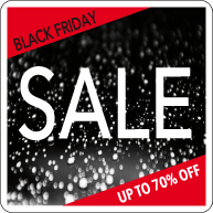 Black Friday Sale Raamsticker BF-011