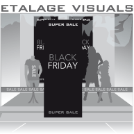 etalage black friday Super Sale BF-016