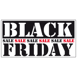 Black Friday Sale Raamsticker BF-004