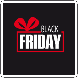 Black Friday Raamsticker BF-006