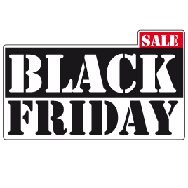 Black Friday Sale Raamsticker BF-003