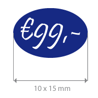 Brilsticker korting ovaal BR-0026