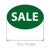 Brilsticker sale ovaal BR-0010