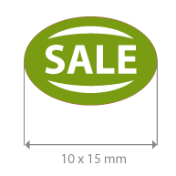 Brilsticker sale ovaal BR-0012