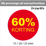 productstickers korting rond STV-012