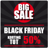 Black Friday Raamsticker BF-014
