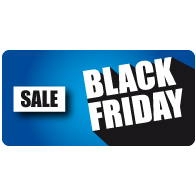 Raamsticker Black Friday sale rechthoek BF-029