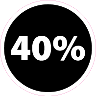 Raamsticker korting rond CI-0012