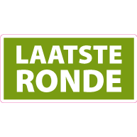 Raamsticker laatste ronde rechthoek RE-0009