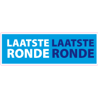Raamsticker laatste ronde rechthoek RE-0010
