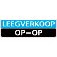 Raamsticker leegverkoop rechthoek RE-0004