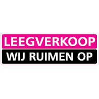 Raamsticker leegverkoop rechthoek RE-0005