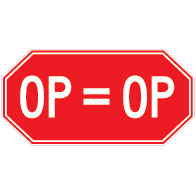 Raamsticker op=op verkeersbord VA-0004