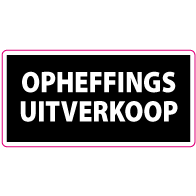 Raamsticker opheffingsuitverkoop RE-0015