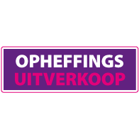 Raamsticker opheffings uitverkoop RE-0016