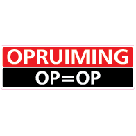 Raamsticker opruiming rechthoek RE-0004