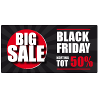 Black Friday Sale Raamsticker BF-021