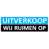 Raamsticker uitverkoop rechthoek RE-0005