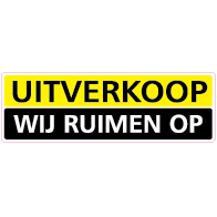 Raamsticker uitverkoop rechthoek RE-0005