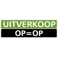 Raamsticker uitverkoop rechthoek RE-0004