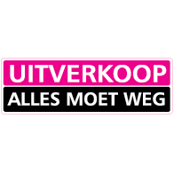 Raamsticker uitverkoop rechthoek RE-0003