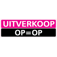 Raamsticker uitverkoop rechthoek RE-0004