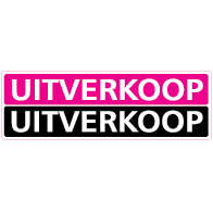 Raamsticker uitverkoop rechthoek RE-0006