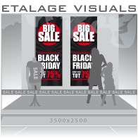 etalage visual Black Friday BF-023