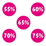 Pakket stickers PAK-03 Roze