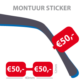 Montuursticker Bedrag BR-0028