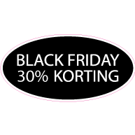 Raamsticker Black Friday OV-015