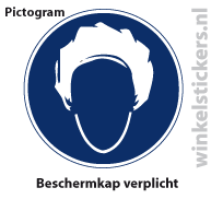 Pictogram 5 stuks 'beschermkap' PICTO-176