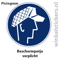 Pictogram 5 stuks 'beschermpetje' PICTO-163