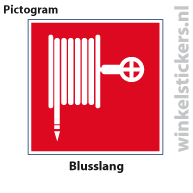 Pictogram 5 stuks 'blusslang' PICTO-031